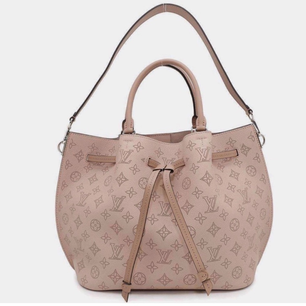 Louis Vuitton Pink Monogram Drawstring Shoulder Tote